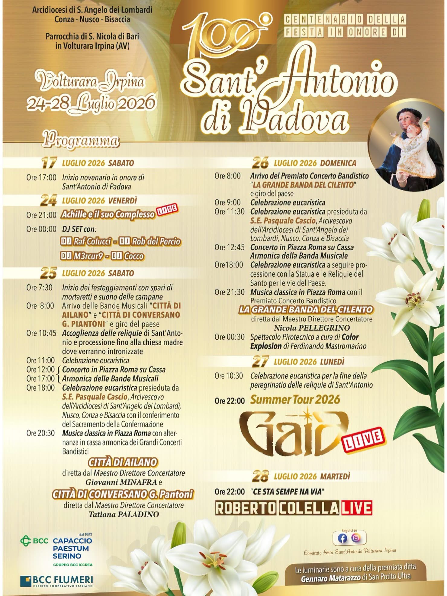 Festa in onore di Sant'Antonio di Padova