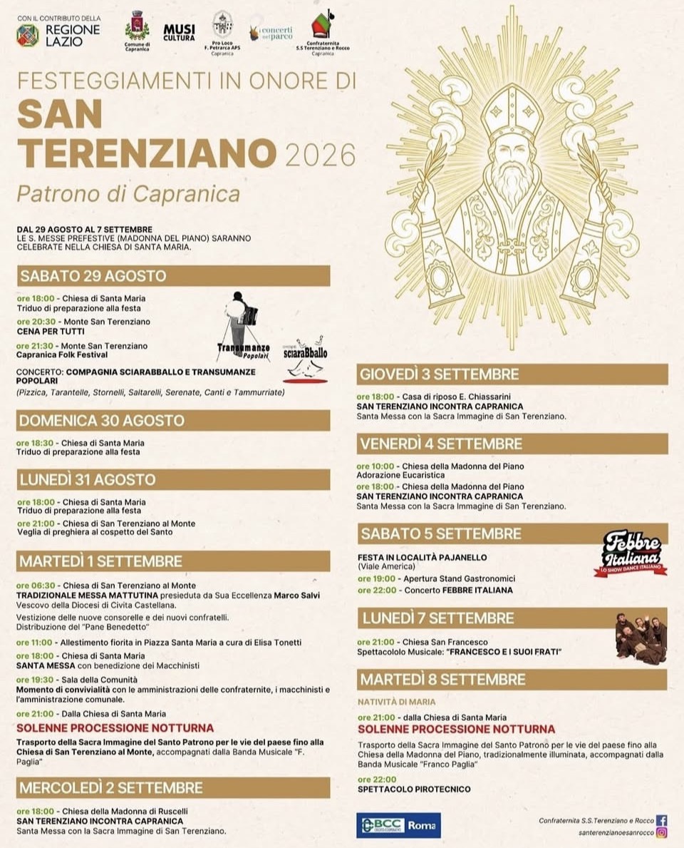 Festeggiamenti in Onore di San Terenziano