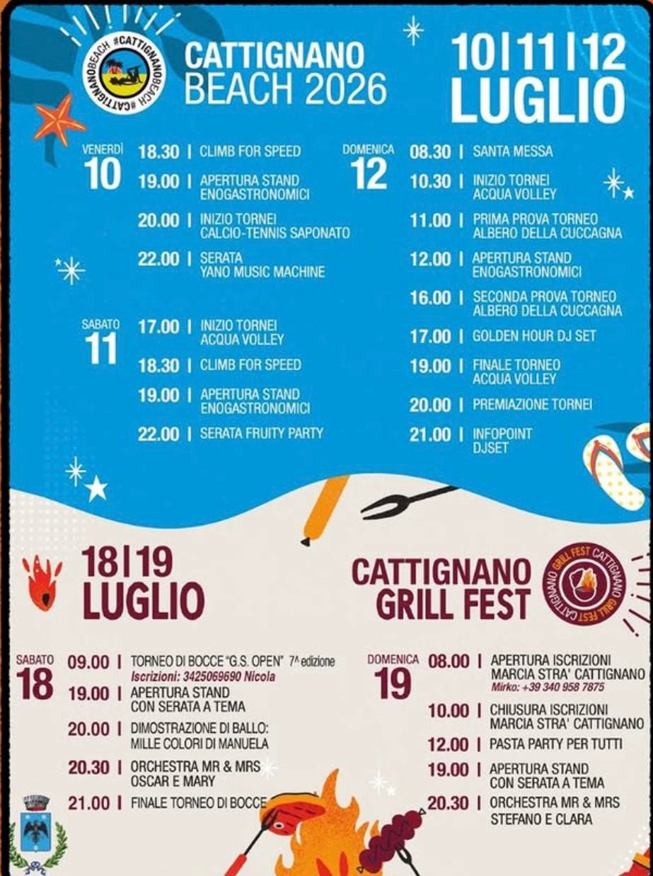 Cattignano Beach 2026
