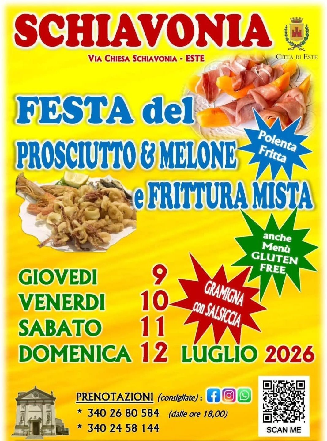 Festa del Prosciutto e Melone e Frittura Mista