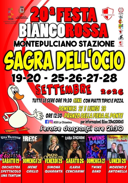 Festa Biancorossa e Sagra dell'Ocio