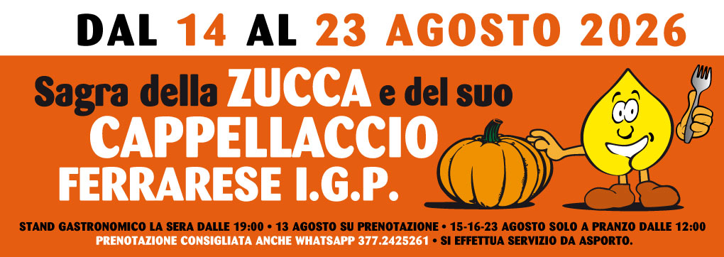 Sagra della Zucca e del suo Cappellaccio Ferrarese I.G.P.