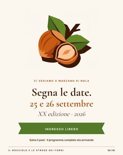 Il nocciolo e le strade dei forni