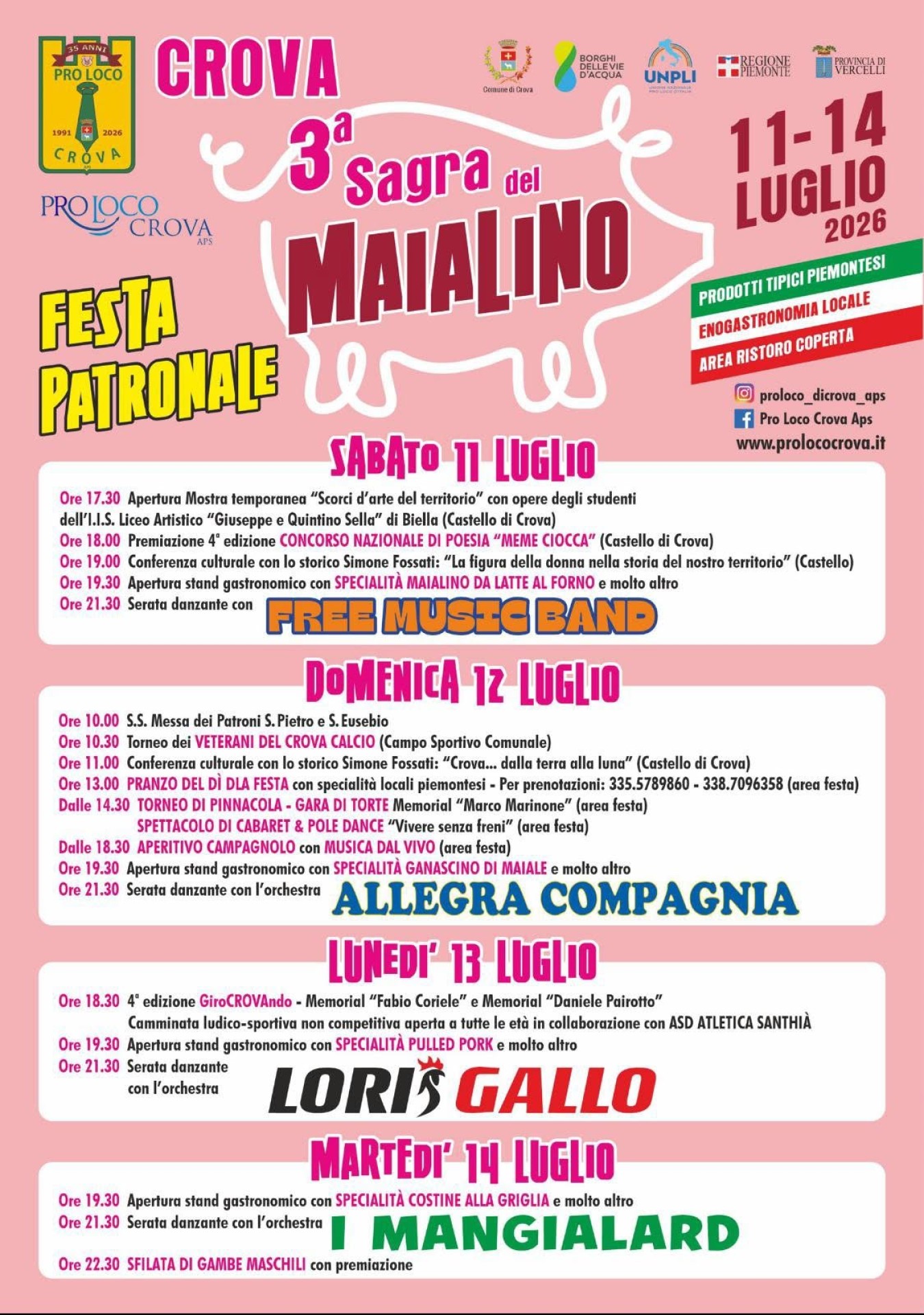 Sagra del Maialino e Festa Patronale
