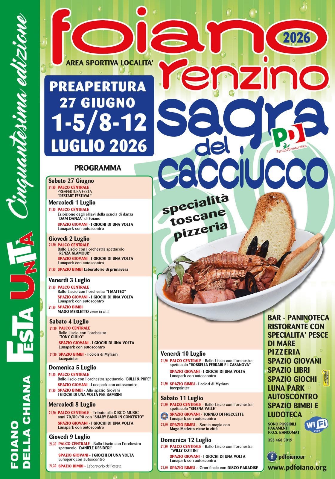 Sagra del Cacciucco - Festa de L'Unità