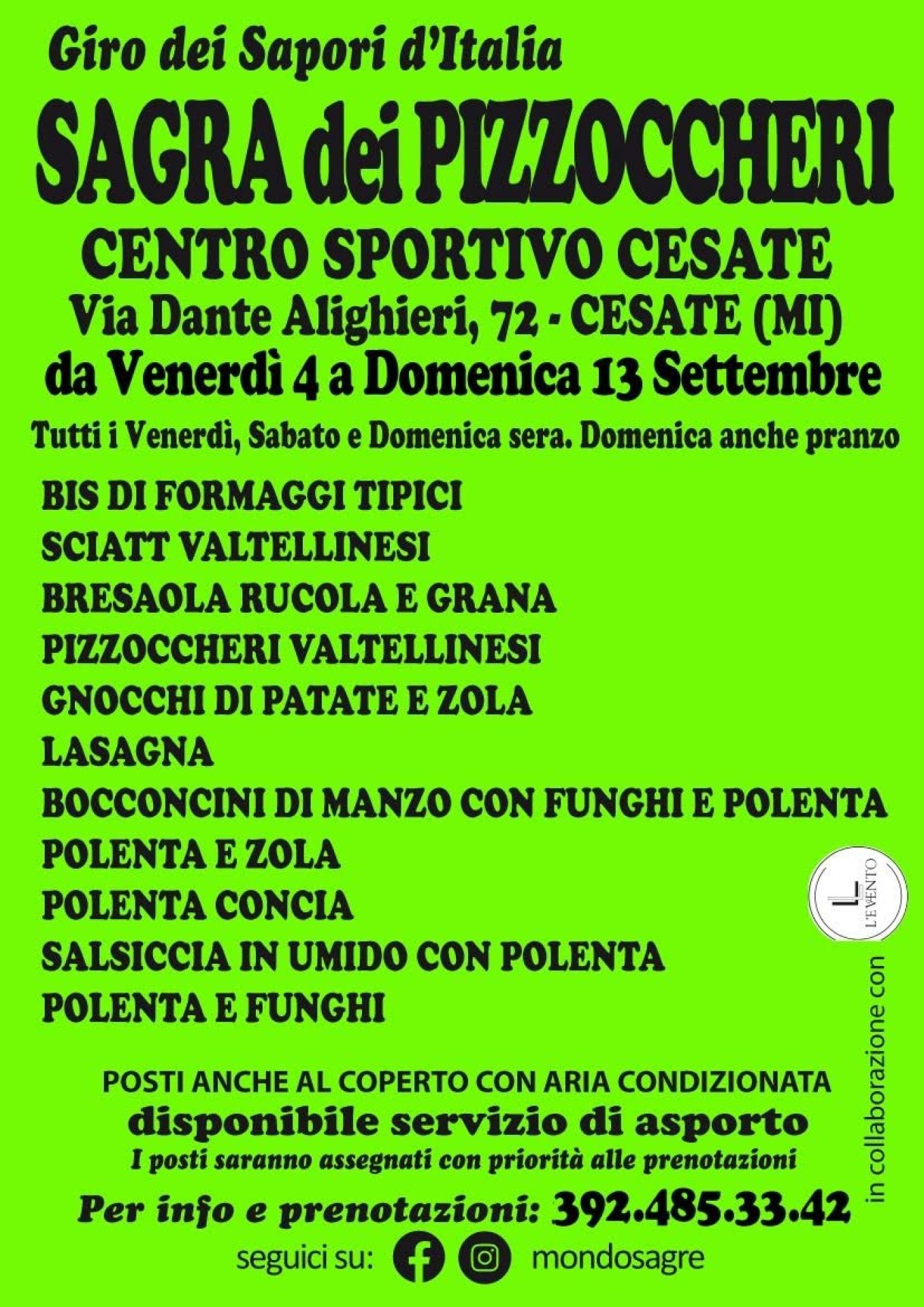 Sagra dei Pizzoccheri a Cesate
