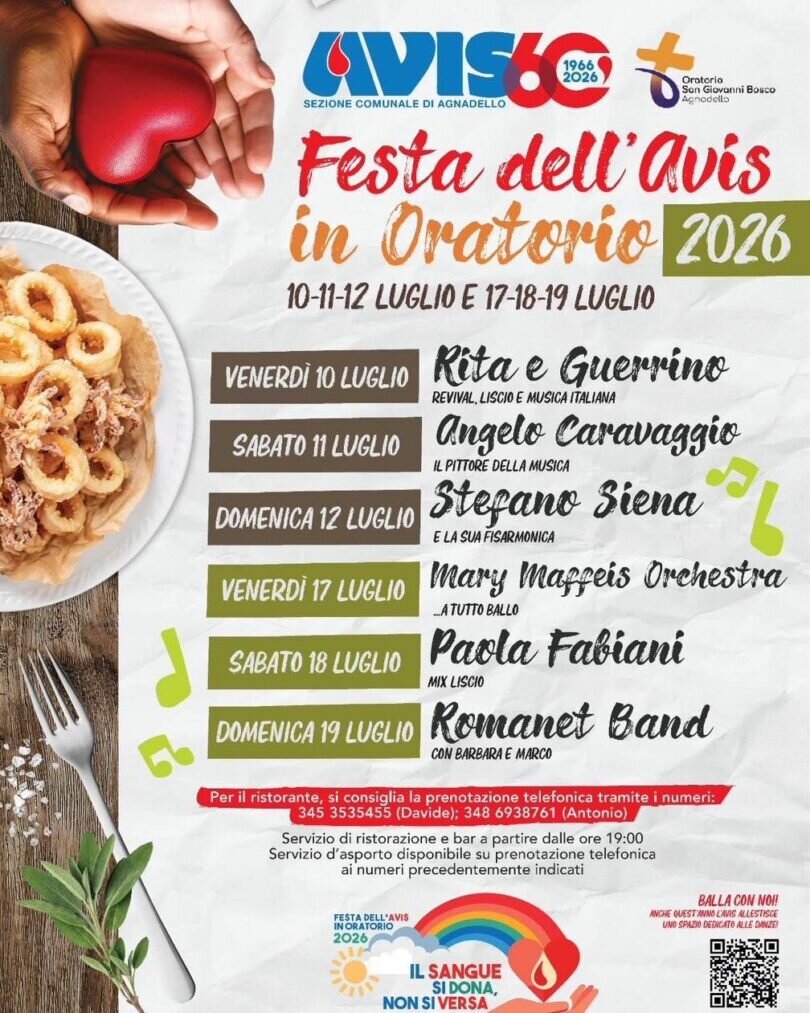 Festa dell'AVIS in oratorio