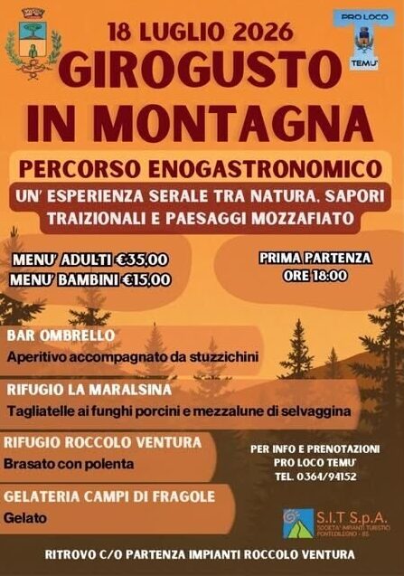 Girogusto in montagna