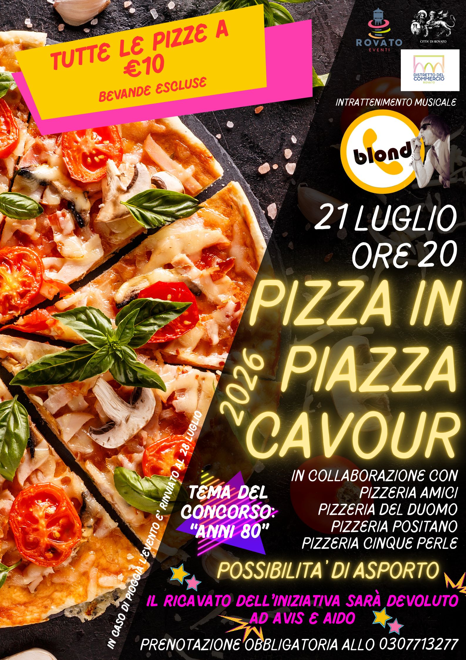 Pizza in Piazza Cavour