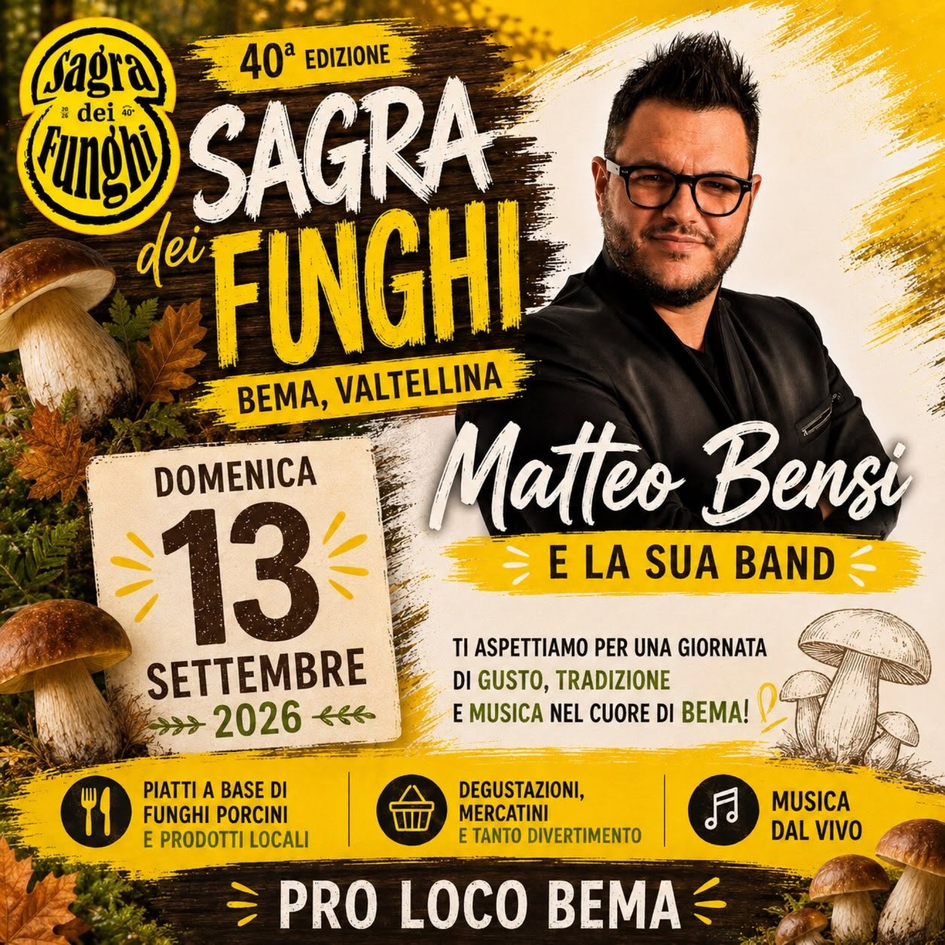 Sagra dei Funghi a Bema